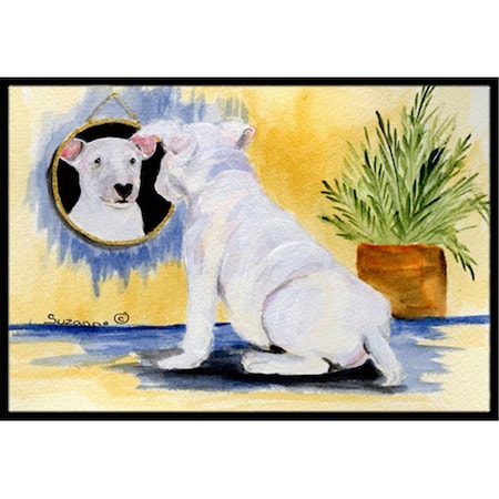 Beyondbasketball Bull Terrier Indoor Or Outdoor Doormat - 24 x 36 in. BE2879550